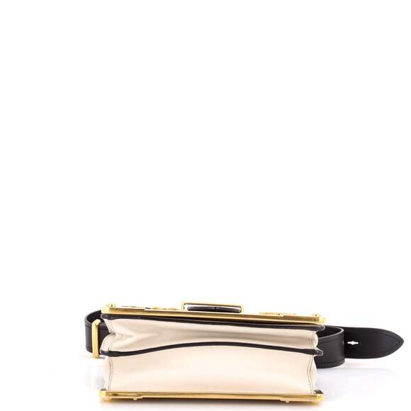 Prada Cahier Crossbody Bag Embellished #238731P19B - Picture 4 of 7